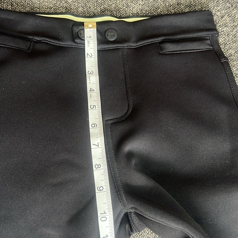Amazing quality fleece lined stretchy structured black pants - Picture 4 of 9